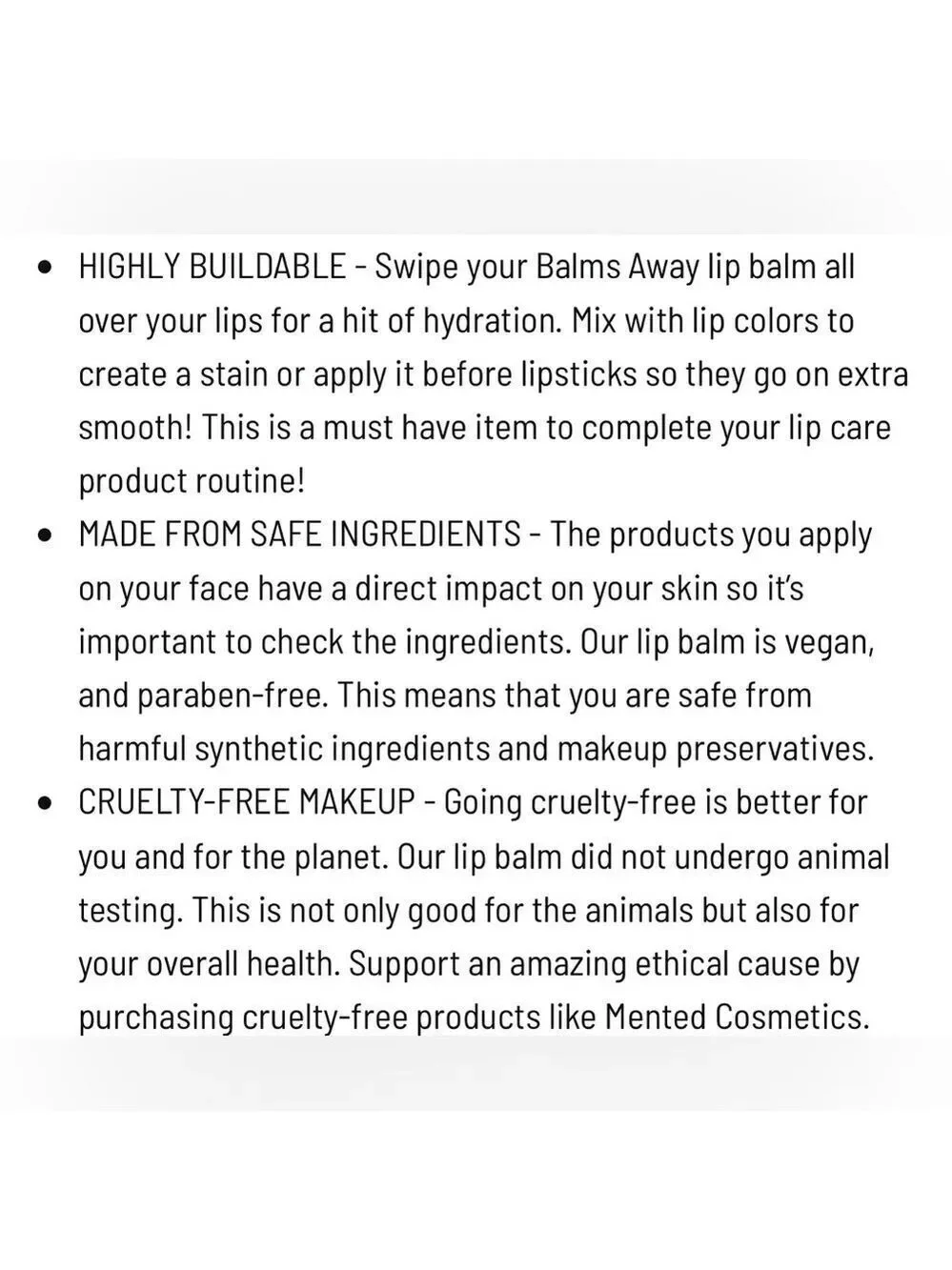 Mented Cosmetics mented balms